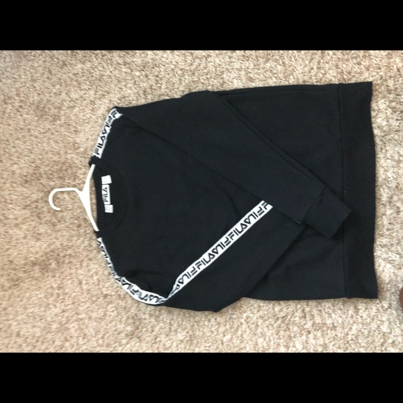 Black and white fila crew neck - Picture 4 of 4